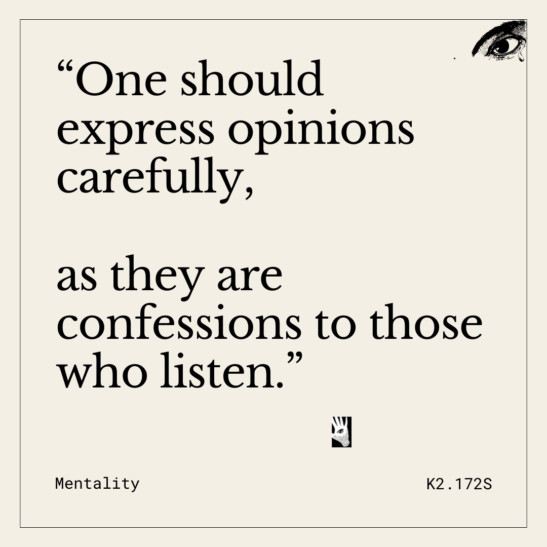 Dictum of K.- K2.172