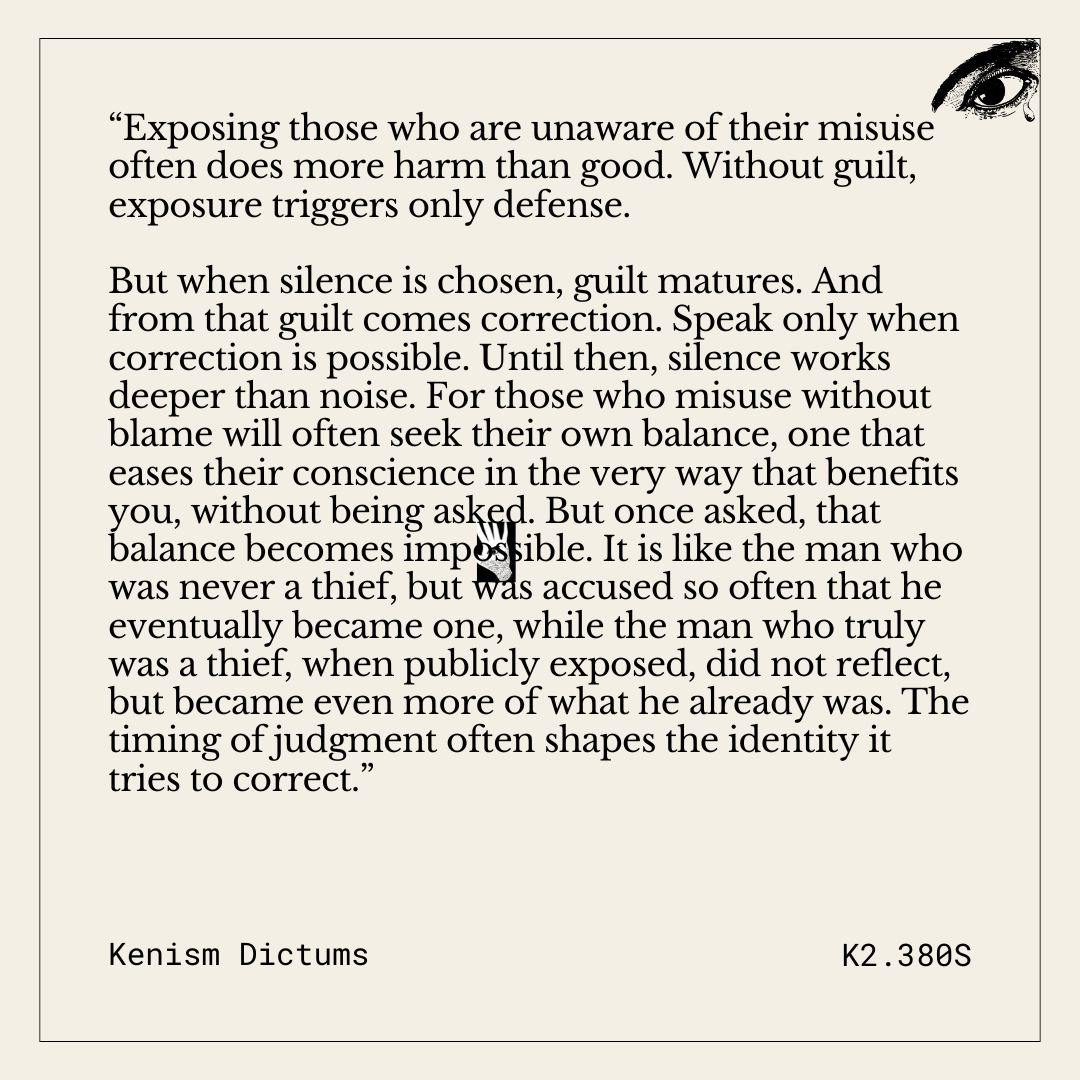 Dictum of K. - K2.380