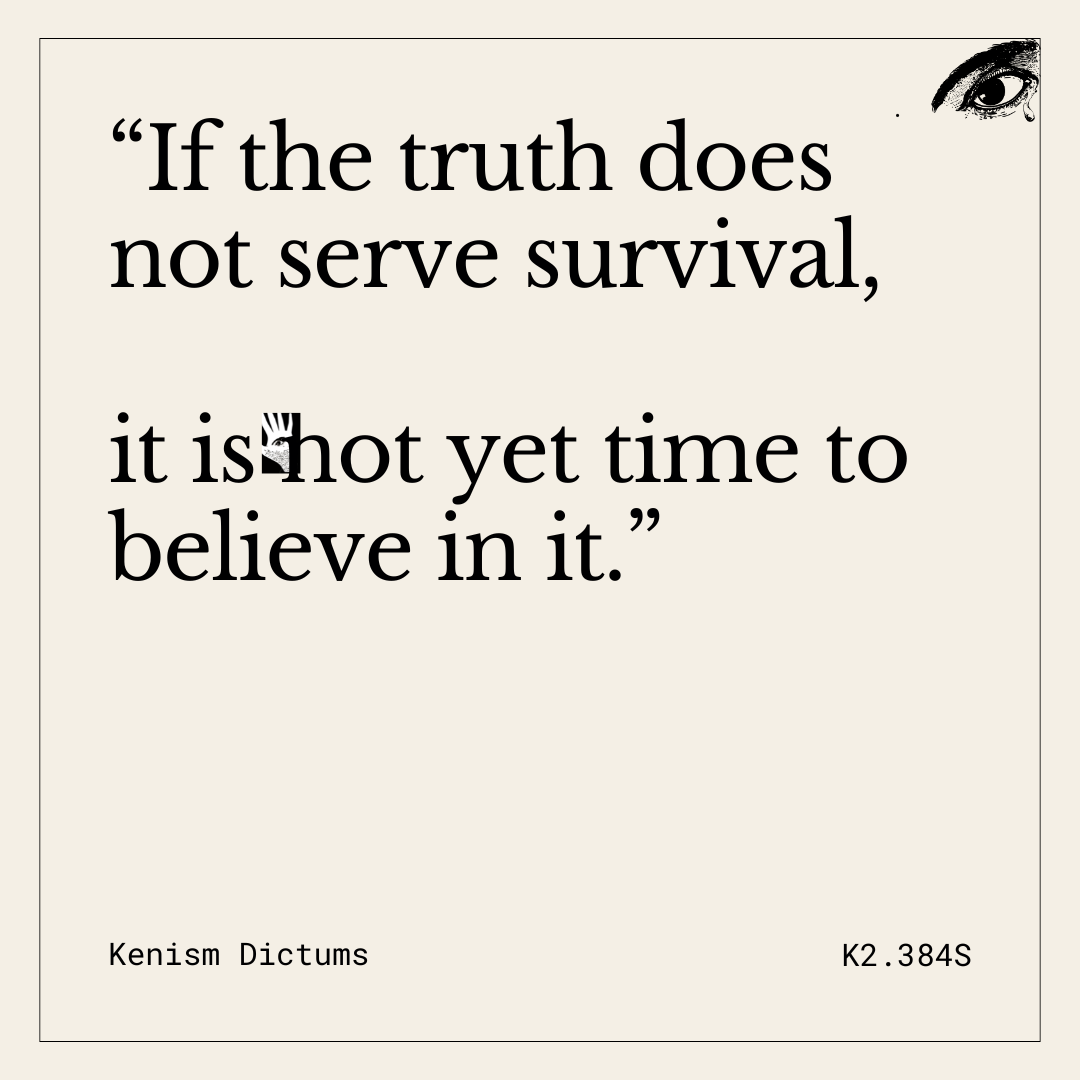 Dictum of K. - K2.384