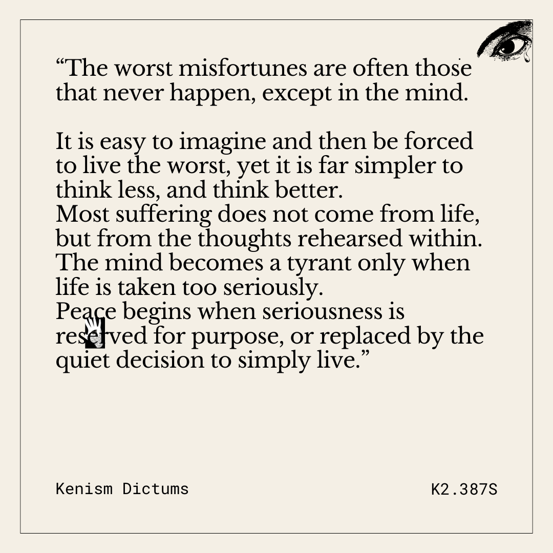 Dictum of K. - K2.387