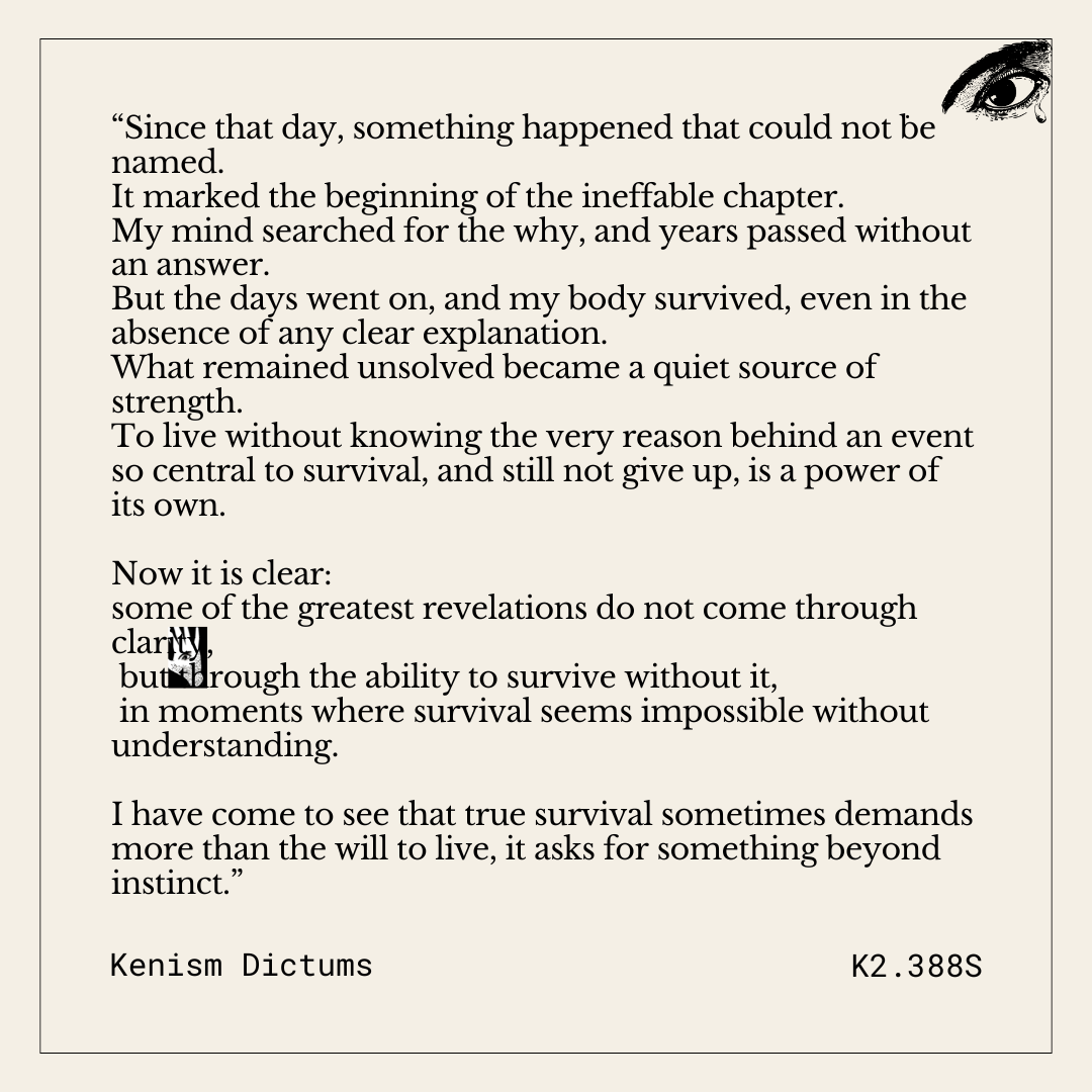 Dictum of K. - K2.388