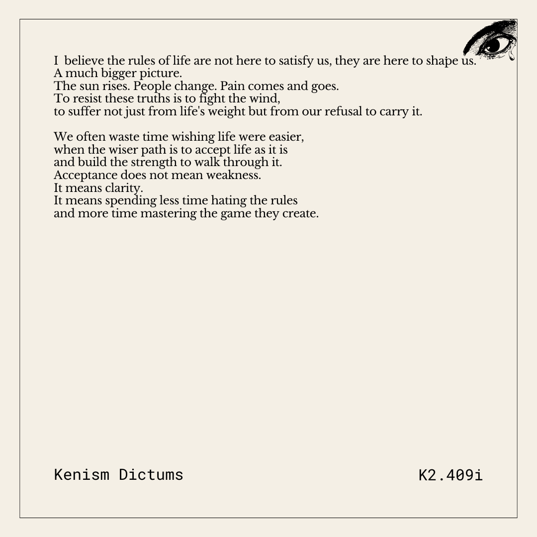 Dictum of K. - K2.409
