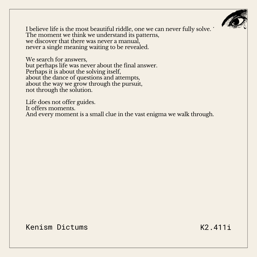 Dictum of K. - K2.411