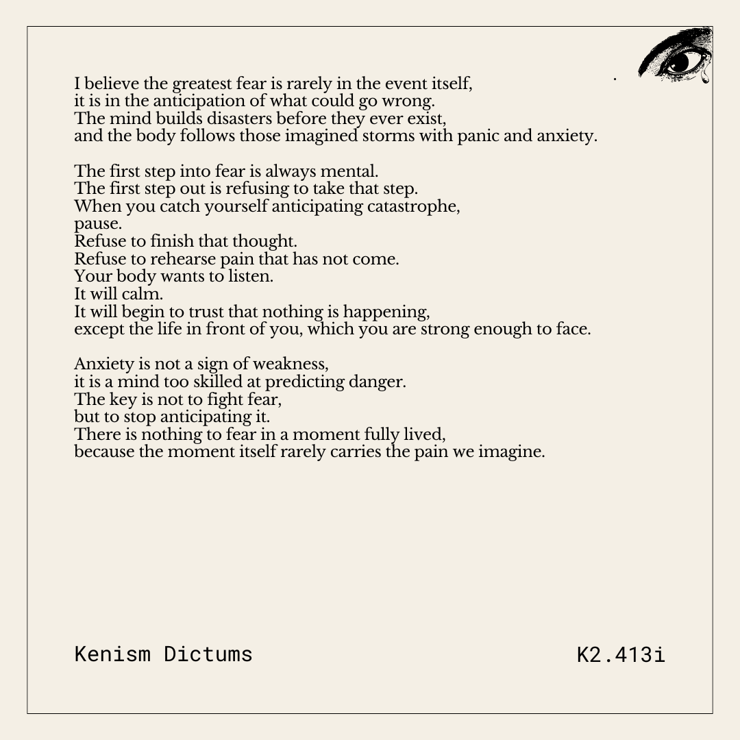 Dictum of K. - K2.413