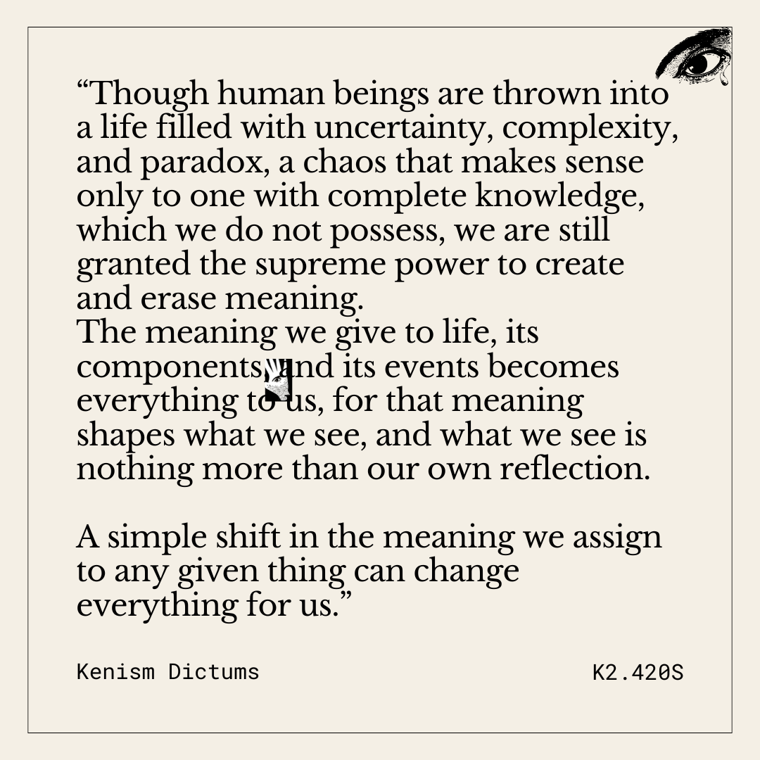 Dictum of K. - K2.420