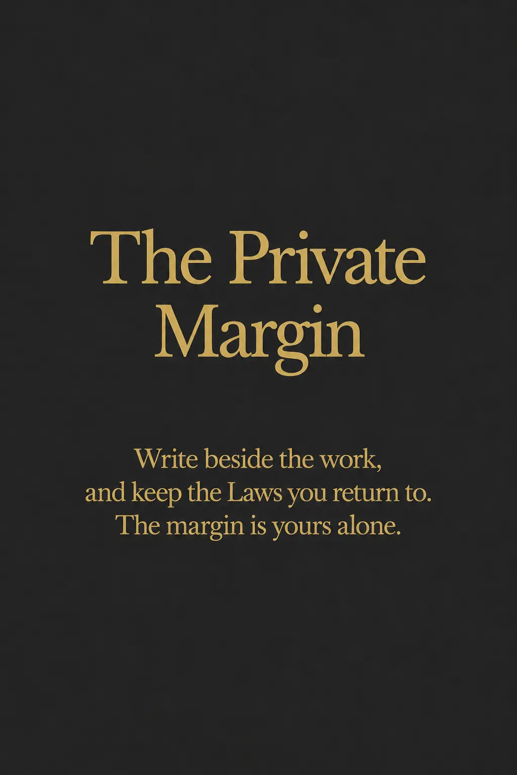 Live by the Philosophy of Kenism: The Living Manuscript