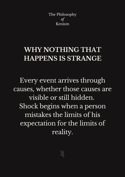 Kenism - Law I - Nothing Without Reason