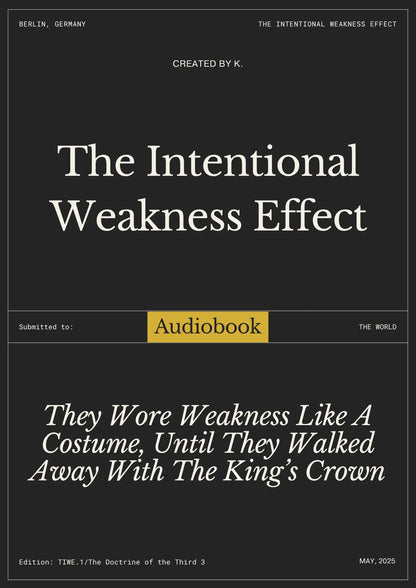 Audiobook The Intentional Weakness Effect