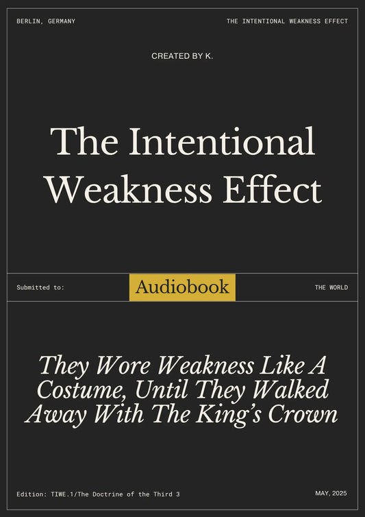 Audiobook The Intentional Weakness Effect
