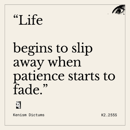 Dictum of K. - K2.255