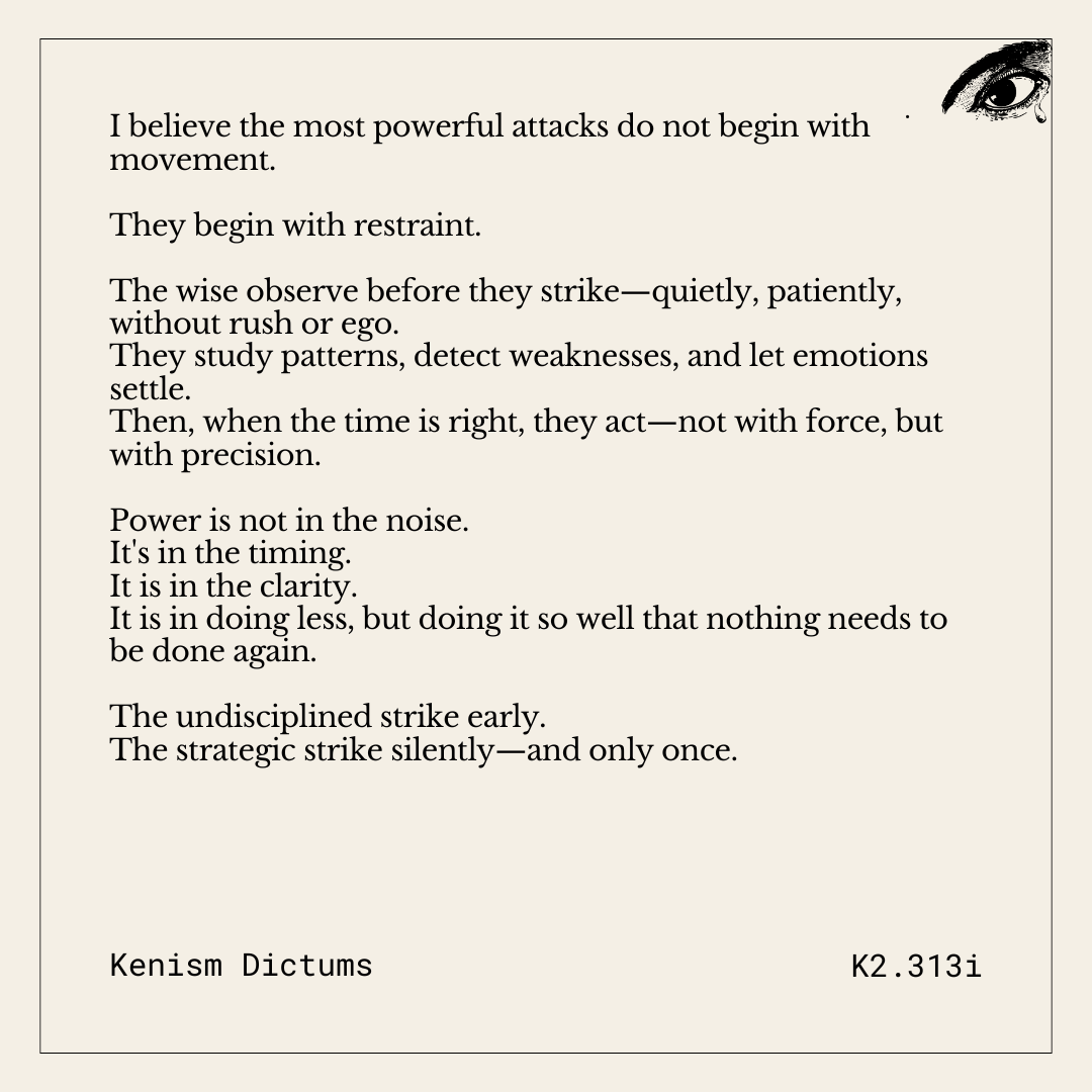 Dictum of K. - K2.313