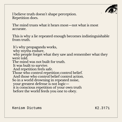 Dictum of K. - K2.317