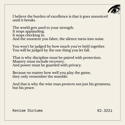 Dictum of K. - K2.322