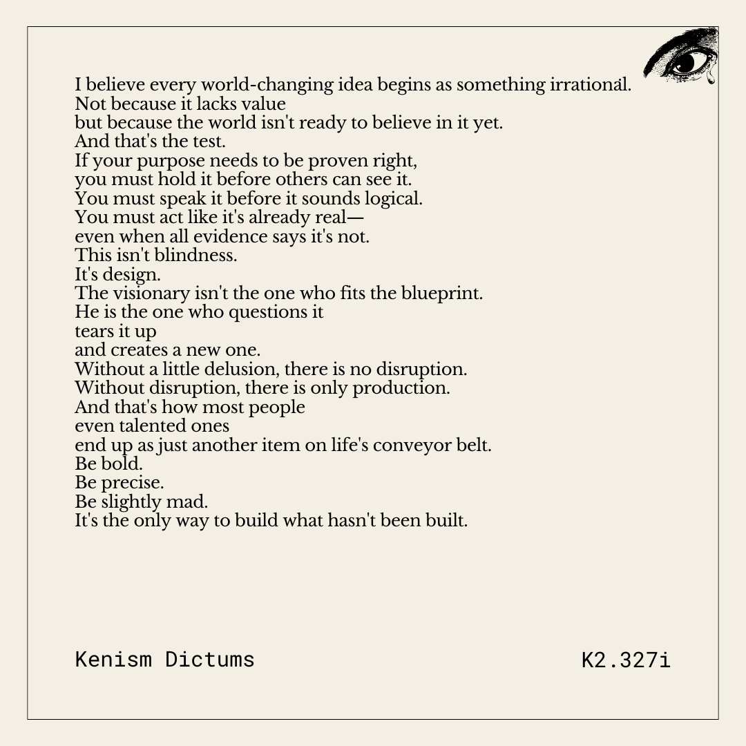 Dictum of K. - K2.327