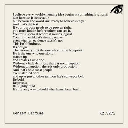 Dictum of K. - K2.327