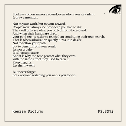 Dictum of K. - K2.331
