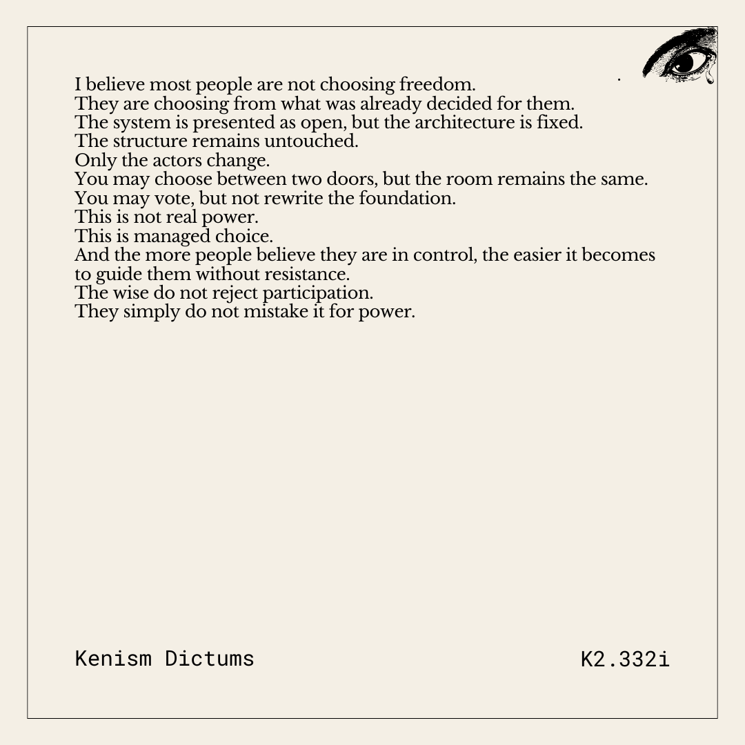Dictum of K. - K2.332