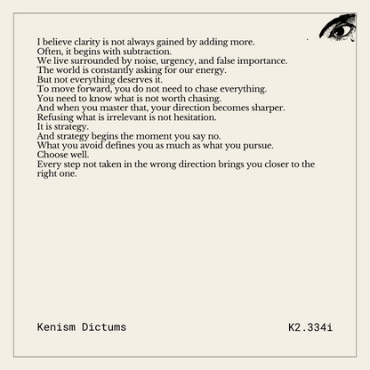 Dictum of K. - K2.334