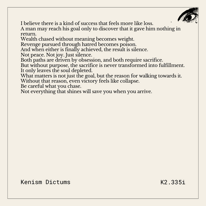 Dictum of K. - K2.335