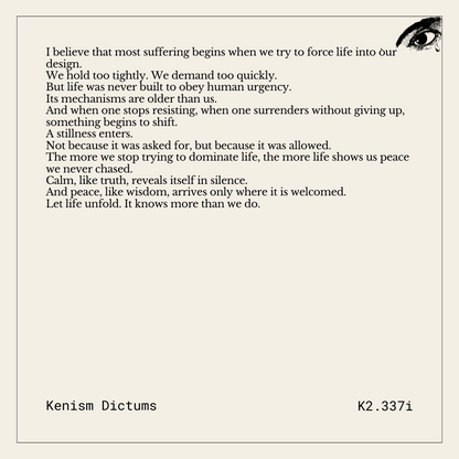 Dictum of K. - K2.337