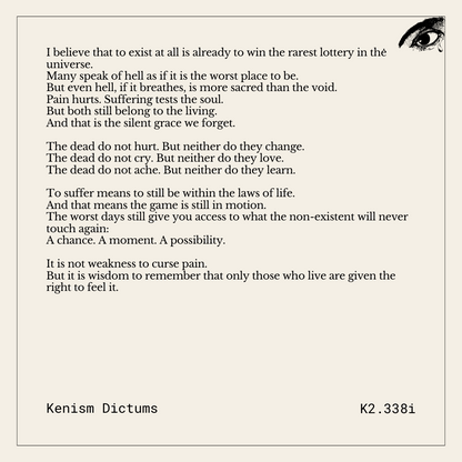 Dictum of K. - K2.338