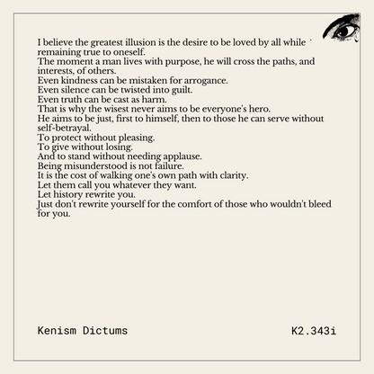 Dictum of K. - K2.343