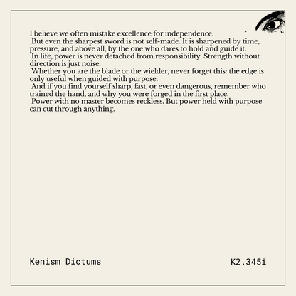 Dictum of K. - K2.345
