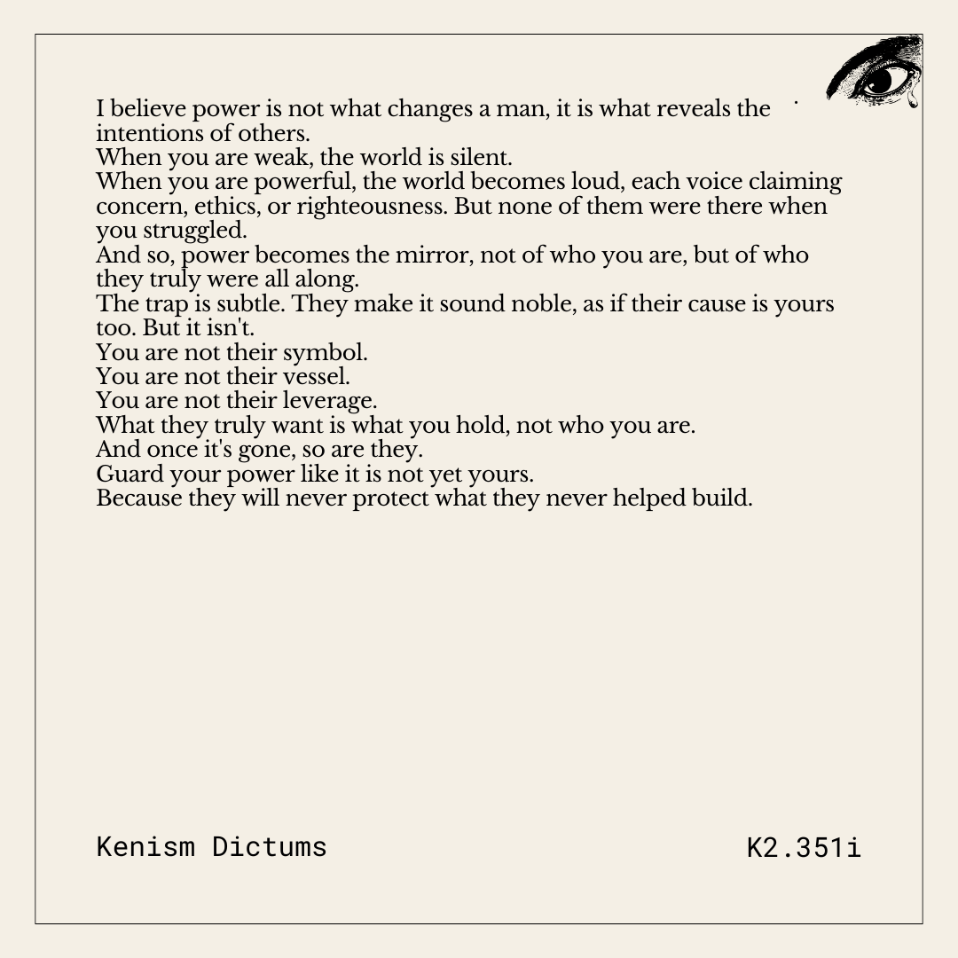 Dictum of K. - K2.351