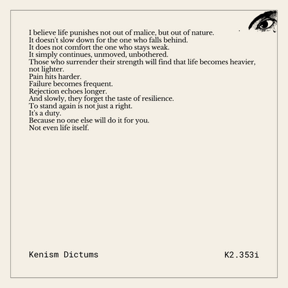 Dictum of K. - K2.353