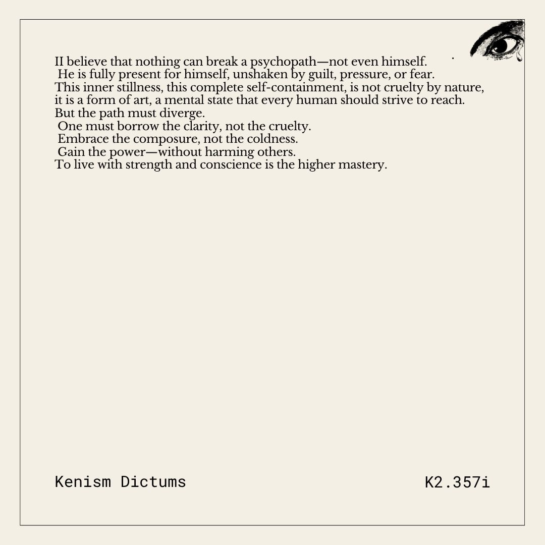 Dictum of K. - K2.357