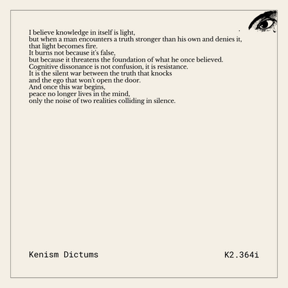 Dictum of K. - K2.364