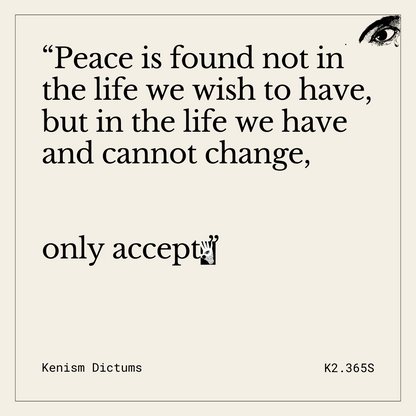 Dictum of K. - K2.365