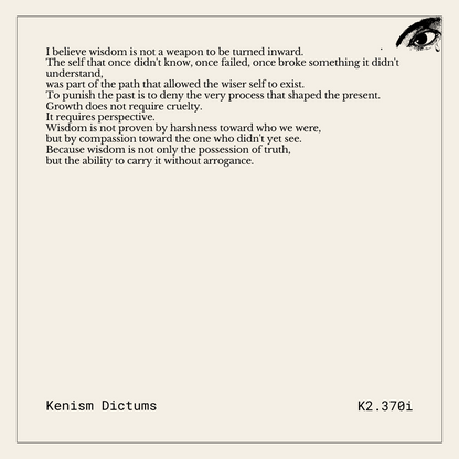 Dictum of K. - K2.370