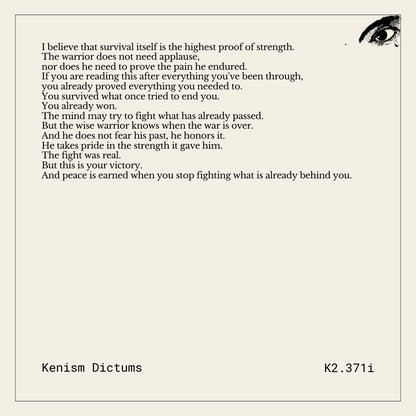 Dictum of K. - K2.371