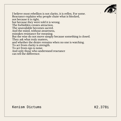 Dictum of K. - K2.378