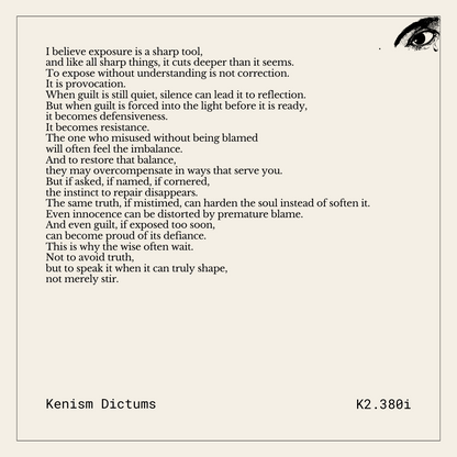 Dictum of K. - K2.380