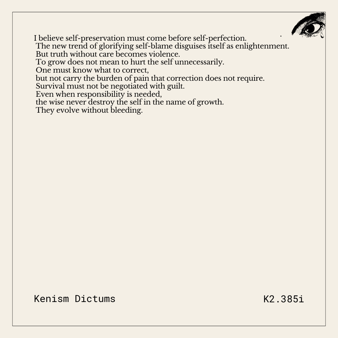 Dictum of K. - K2.385