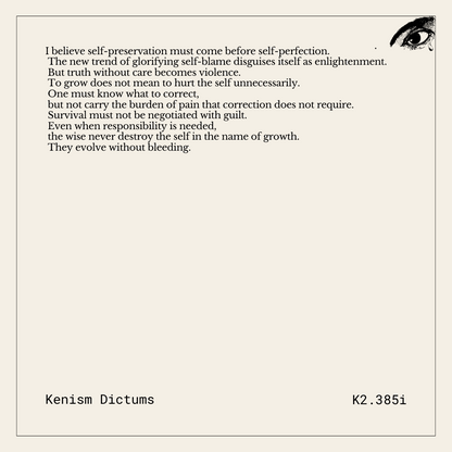 Dictum of K. - K2.385