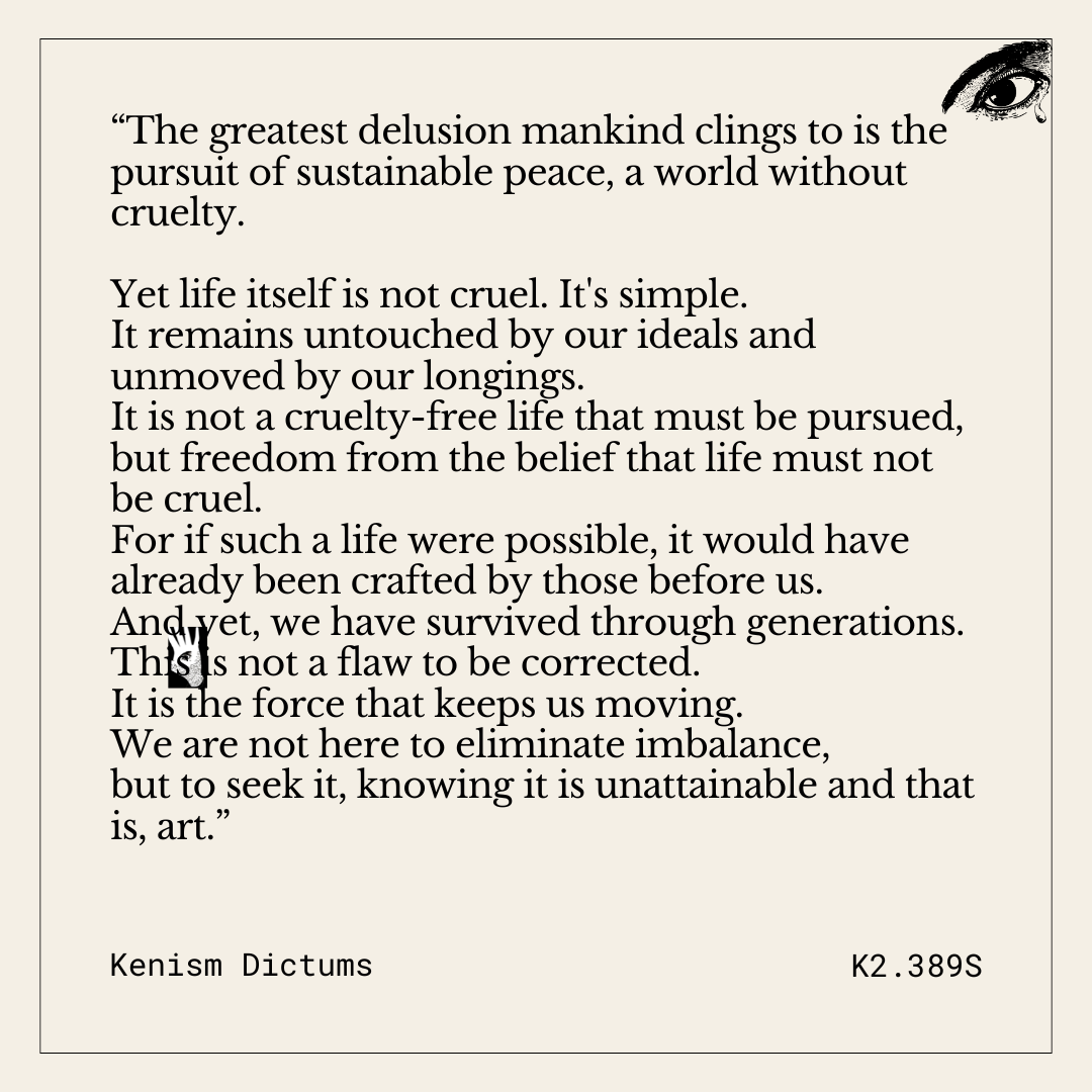 Dictum of K. - K2.389