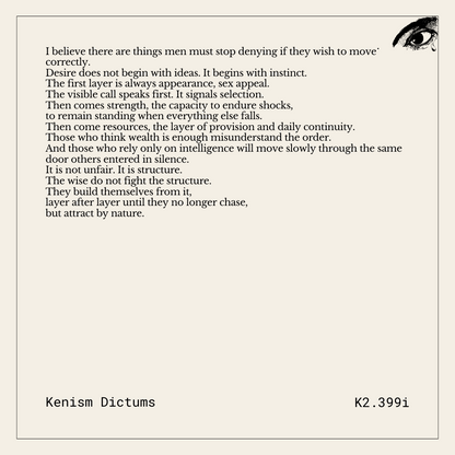 Dictum of K. - K2.399
