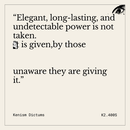 Dictum of K. - K2.400