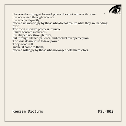 Dictum of K. - K2.400