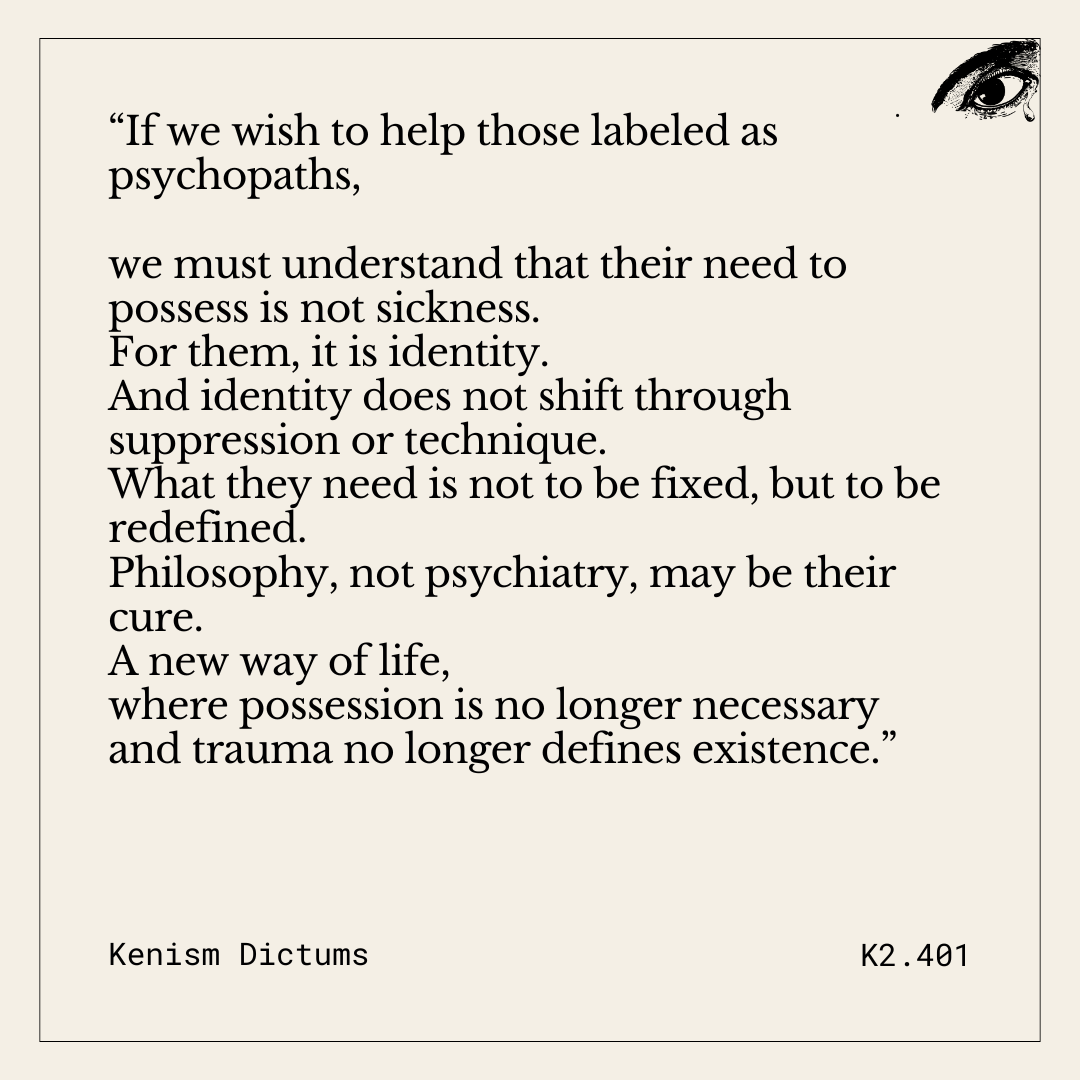 Dictum of K. - K2.401