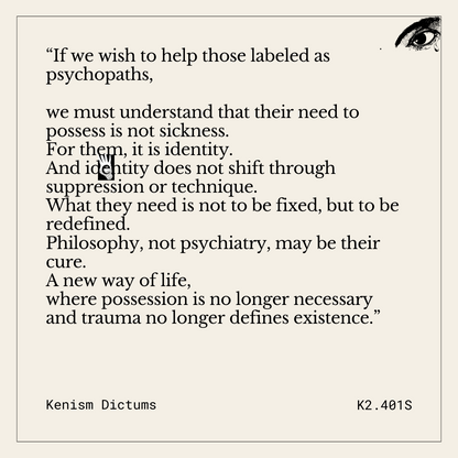 Dictum of K. - K2.401