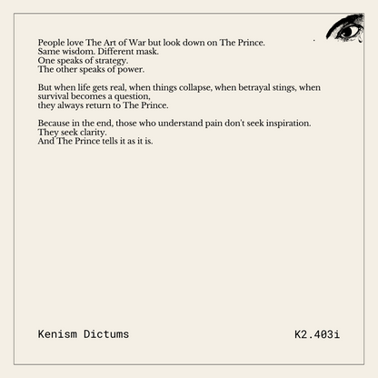 Dictum of K. - K2.403
