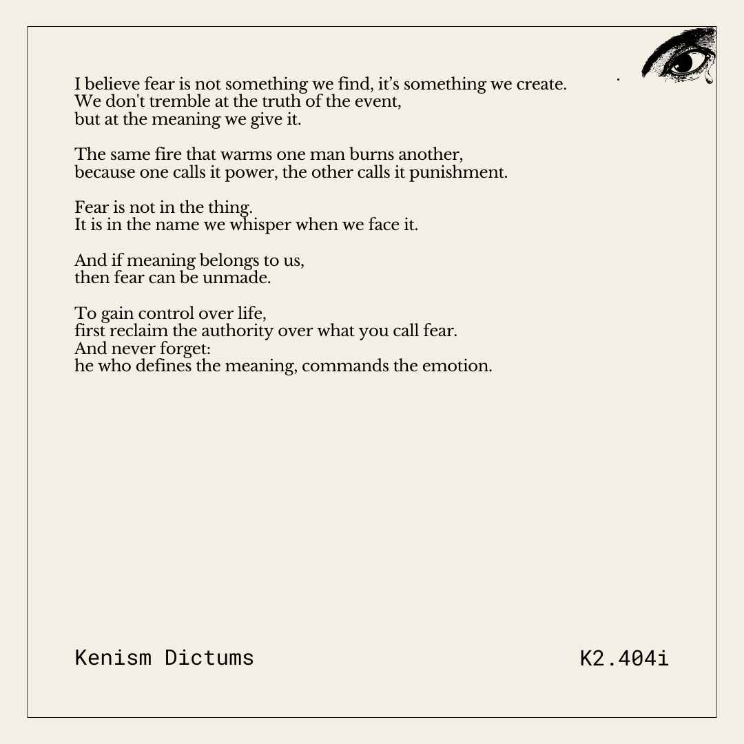 Dictum of K. - K2.404