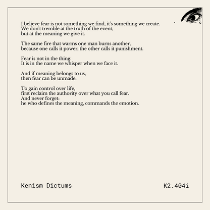 Dictum of K. - K2.404