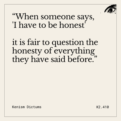 Dictum of K. - K2.410