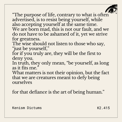 Dictum of K. - K2.415