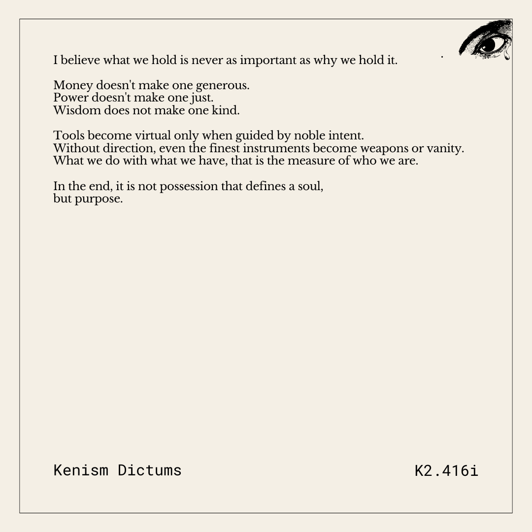 Dictum of K. - K2.416